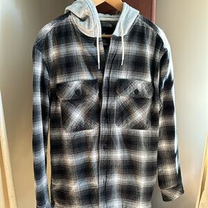 H&M Flannel with hood